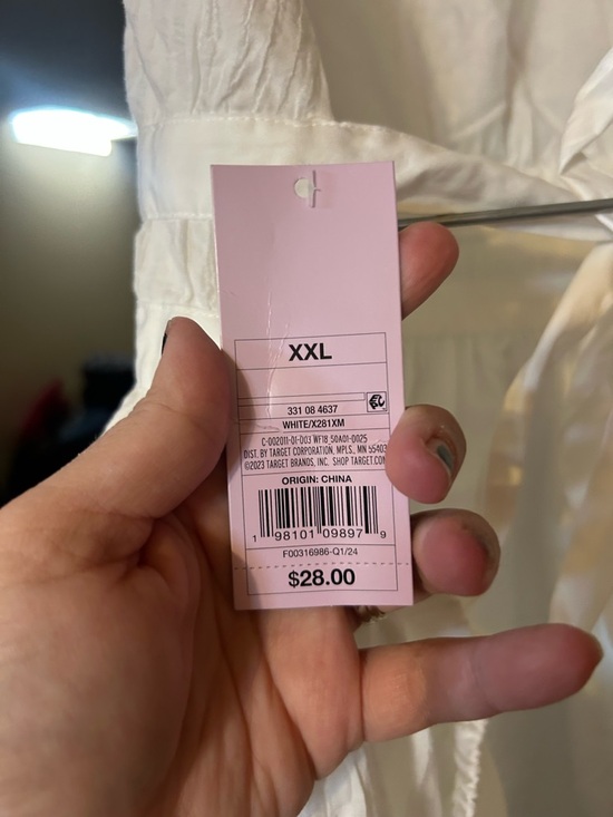 Target White Backless Halter Sundress XXL - Picture 7 of 7